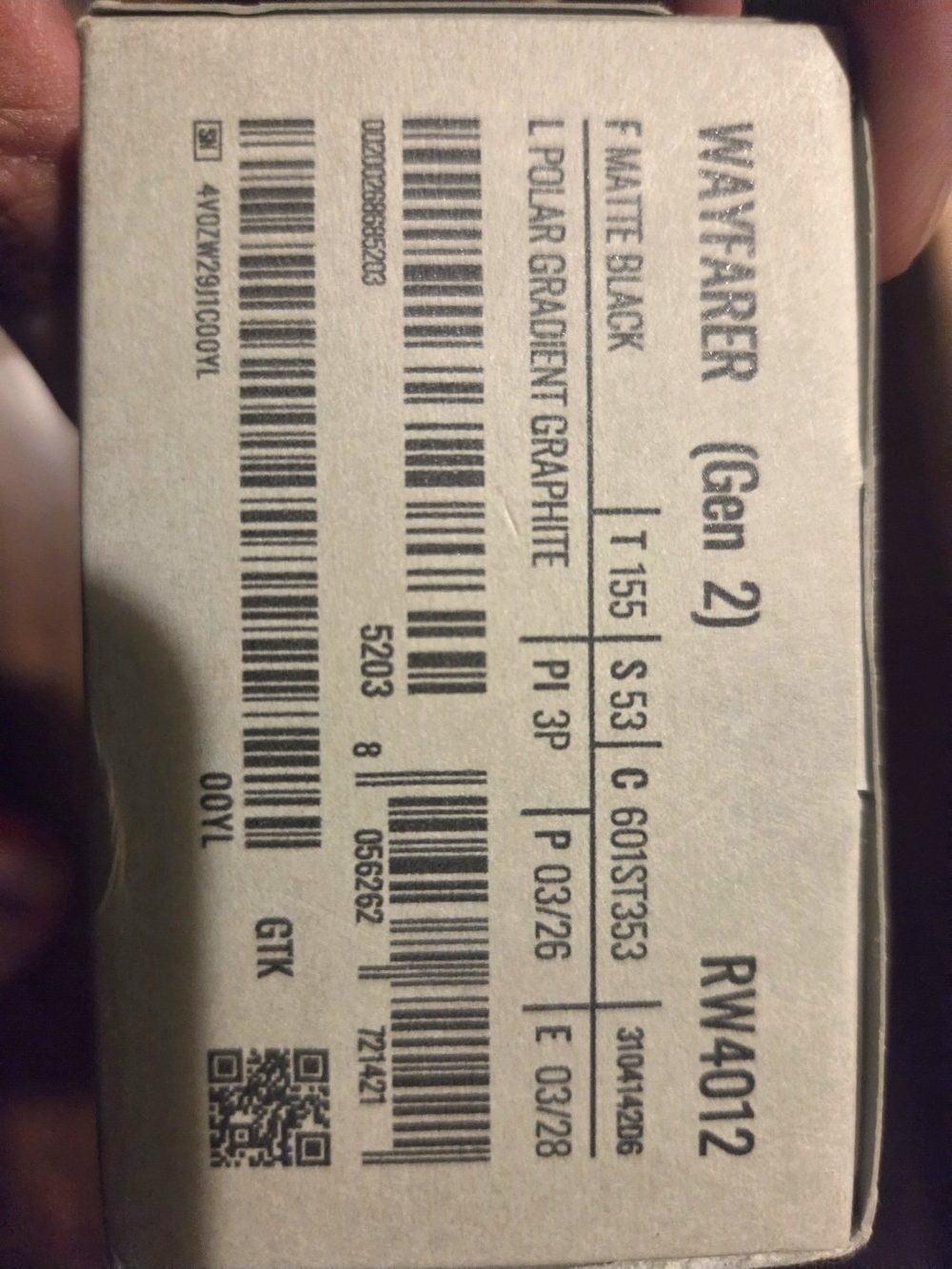 Ray-Ban Wayfarer (Gen 2) Smart Sunglasses-Matte Black w/ Polarized Graphite Lens - Picture 2 of 4